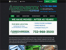 Tablet Screenshot of greenbrookelectronics.com